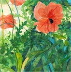 "Poppy" collage &copy;Shirley Horacek