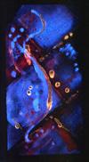 Image of Mystique II, oil monotype by Garnetta Sullivan